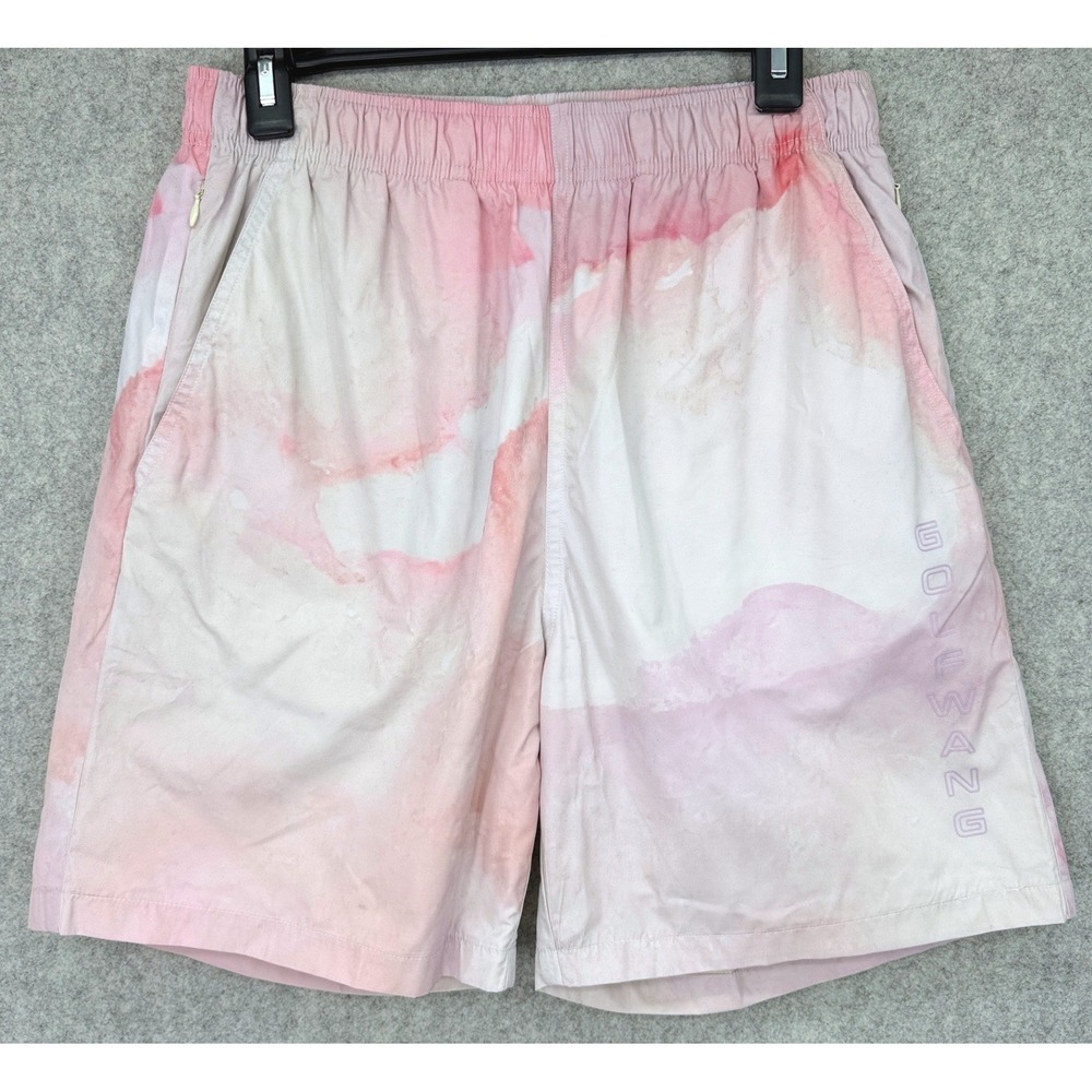 Golf Wang Shorts Men's Medium NWT Tie Dye Pink White Streetwear Tyler Creator